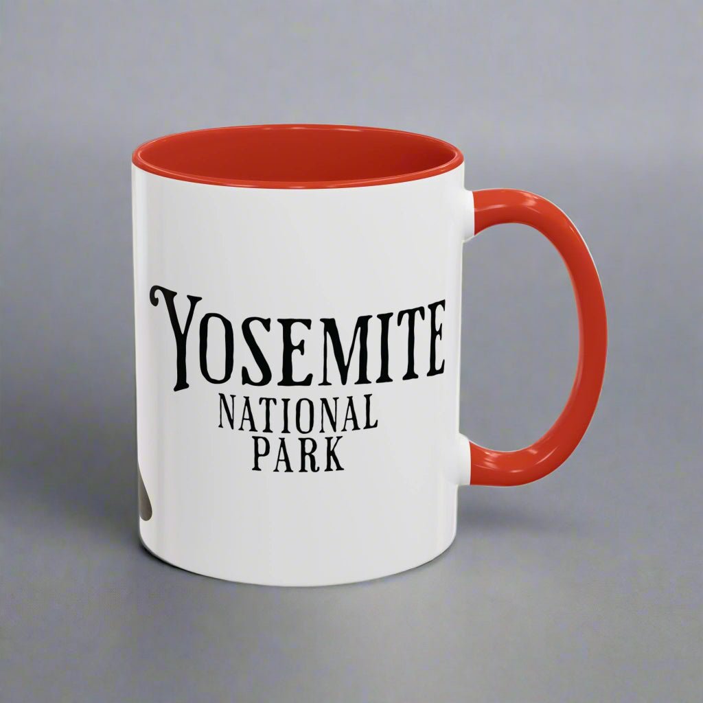 Yosemite National Park colored coffee mug alternate product angle