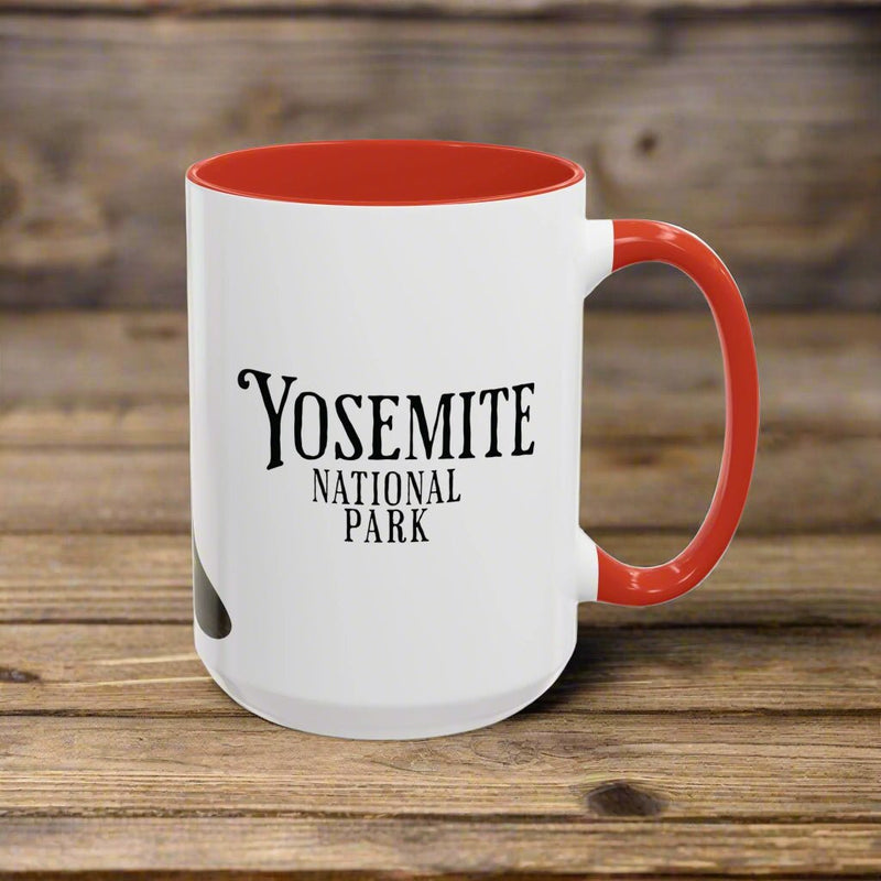Yosemite National Park colored coffee mug alternate product angle