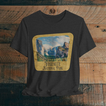 Yosemite National Park T-Shirt Wood Sign - Parks ApparelT-Shirt