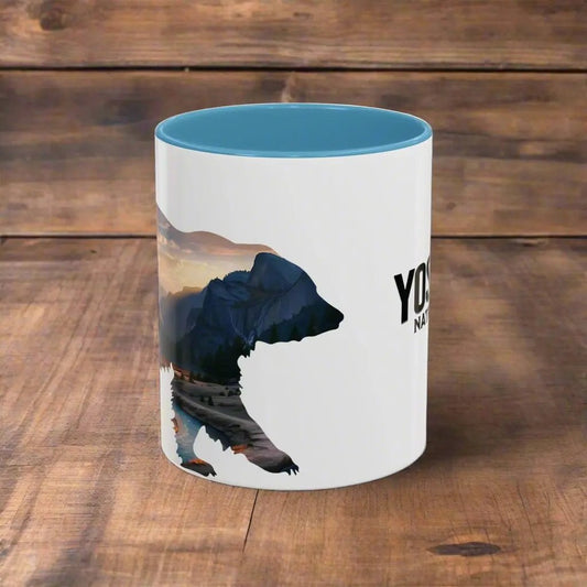 Yosemite National Park Valley Bear Coffee Mug 11oz 15oz - Parks ApparelMug
