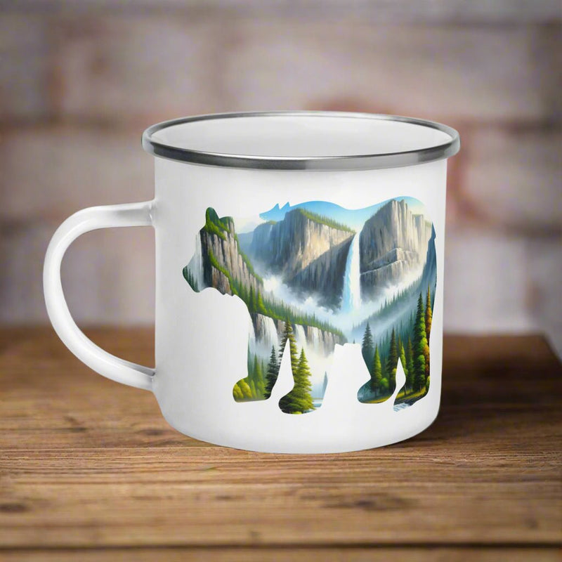 Yosemite Valley bear durable camp mug primary product view