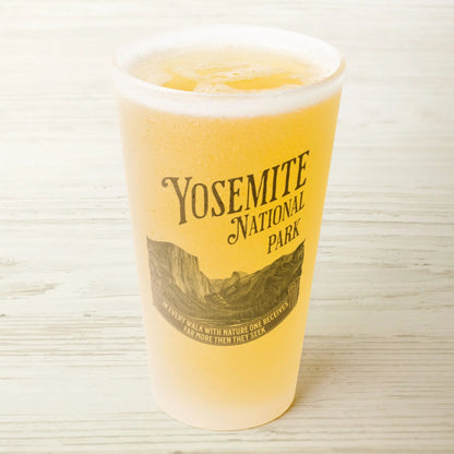 Yosemite Valley John Muir Frosted Pint Glass 16oz - Parks ApparelDrinkware