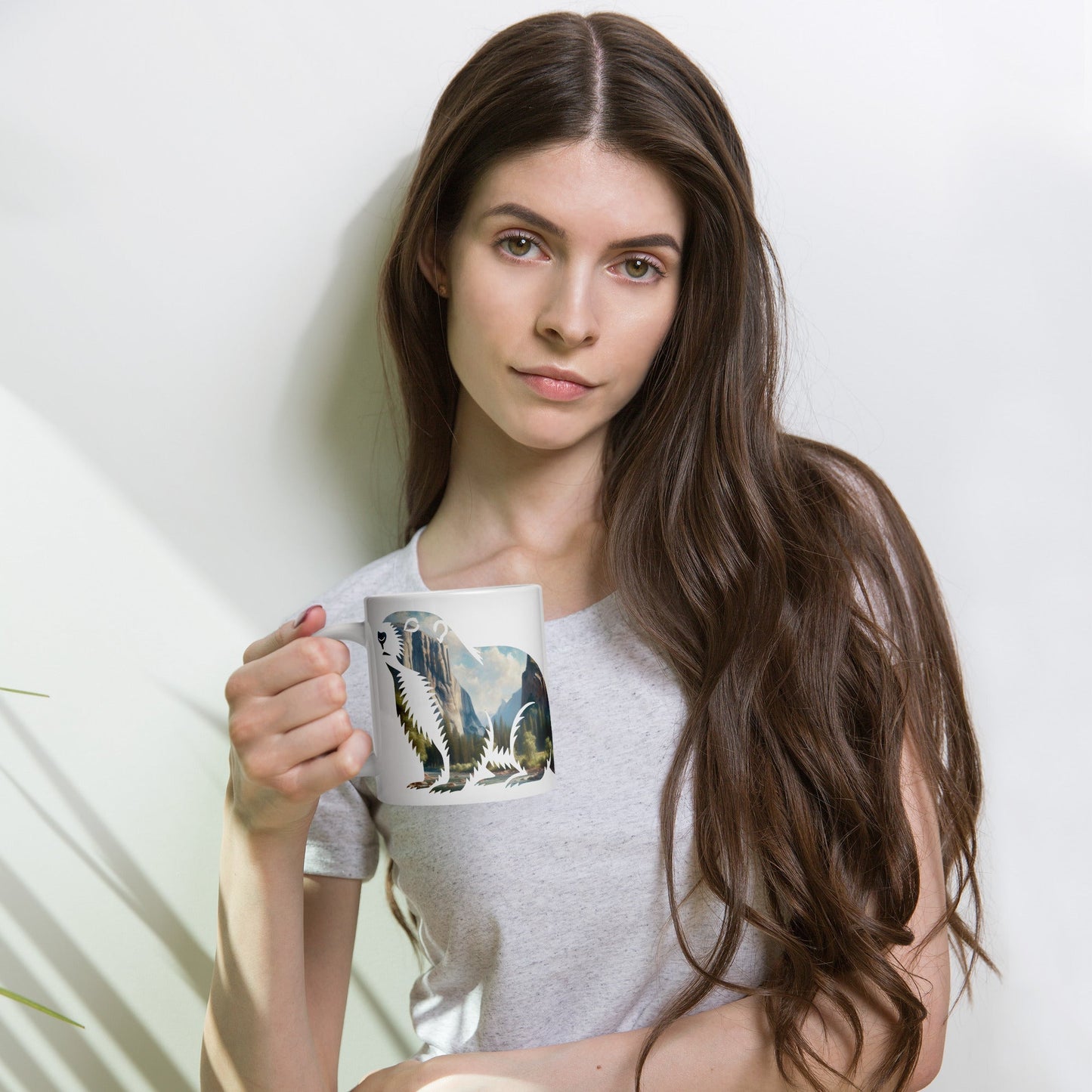 Yosemite Valley marmot park mug alternate product angle