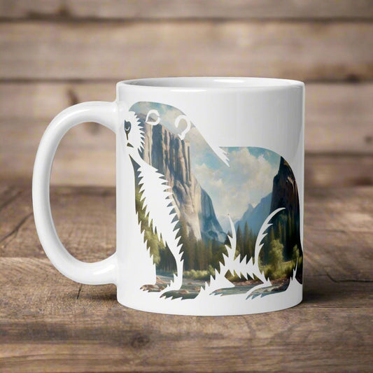 Yosemite Valley Marmot Park Mug - Parks ApparelMug