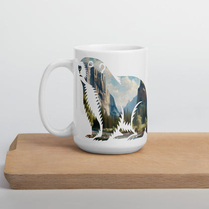 Yosemite Valley marmot park mug design detail or product variation