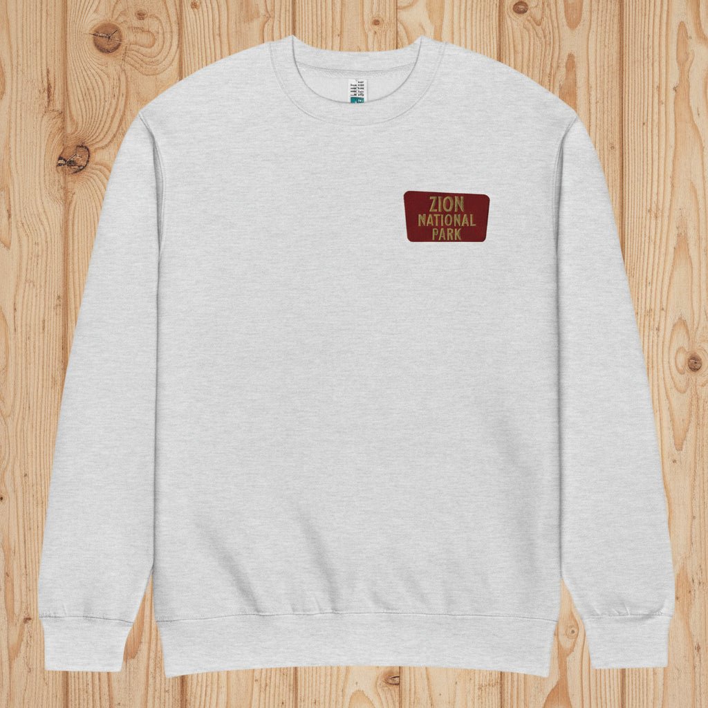 Zion National Park crewneck sweatshirt primary product view