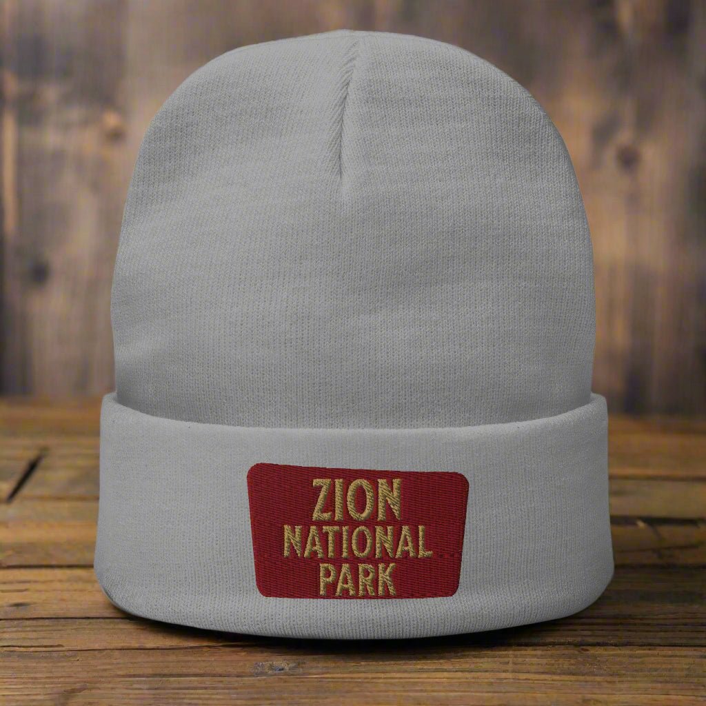 Zion National Park embroidered beanie primary product view