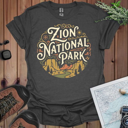 Zion National Park Graphic T-Shirt - Parks ApparelT-Shirt