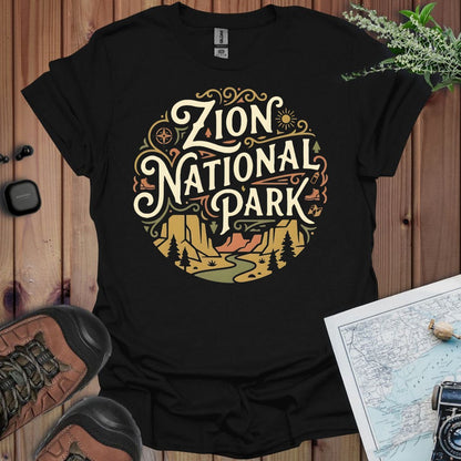 Zion National Park Graphic T-Shirt - Parks ApparelT-Shirt