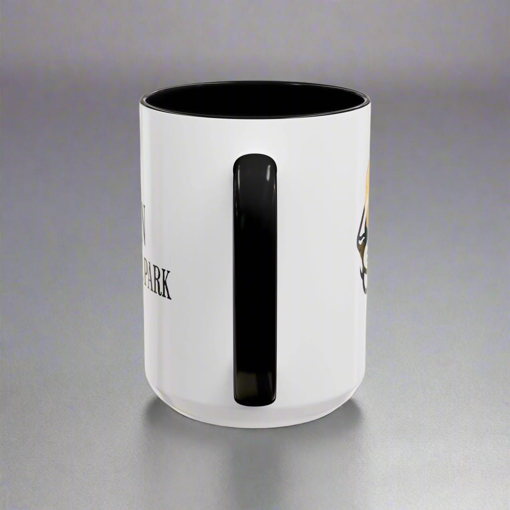 Zion National Park mountain lion colored coffee mug design detail or product variation