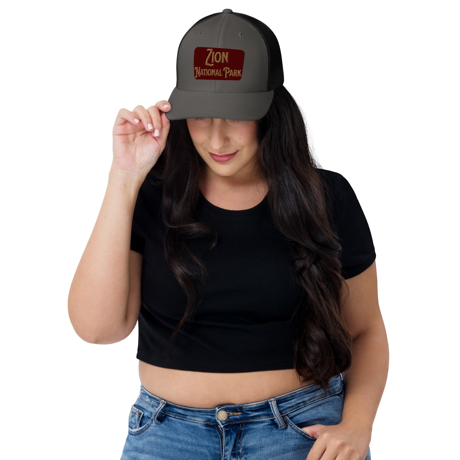 Zion National Park Sign Trucker Cap - Parks Apparelhat