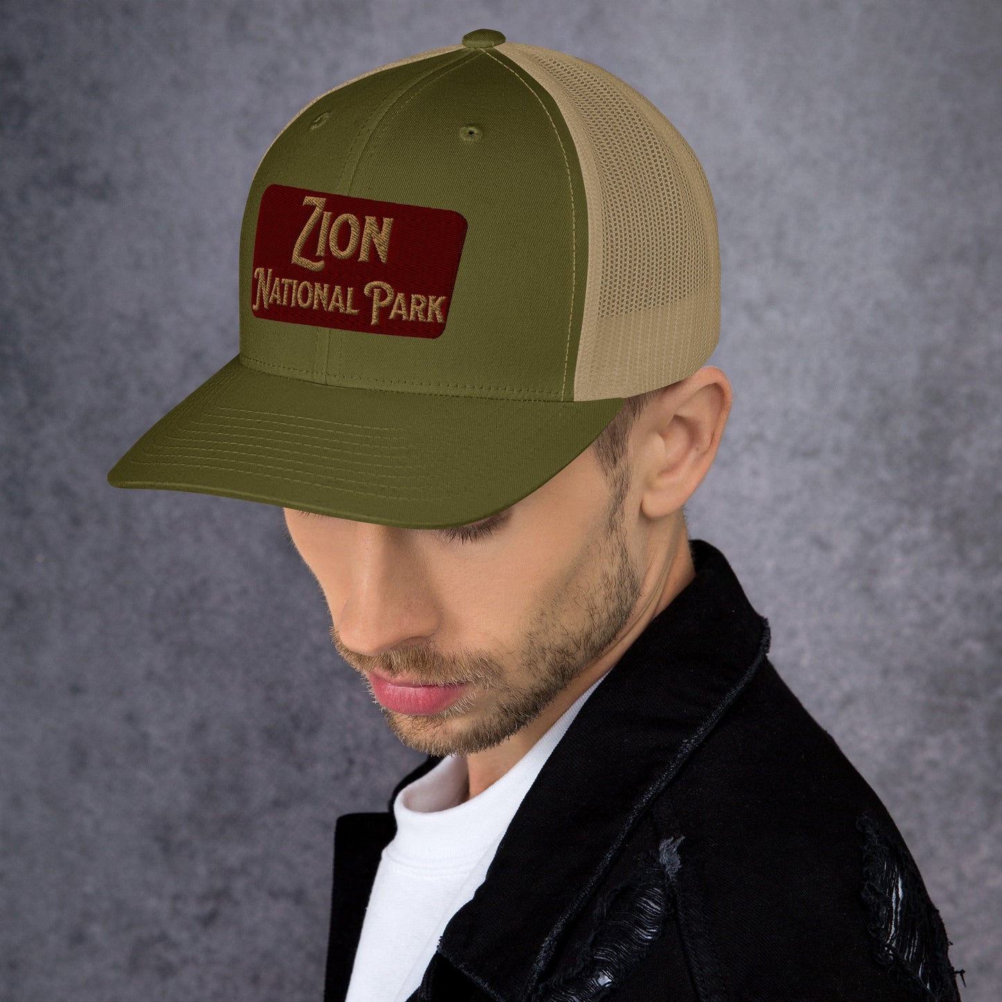 Zion National Park Sign Trucker Cap - Parks Apparelhat