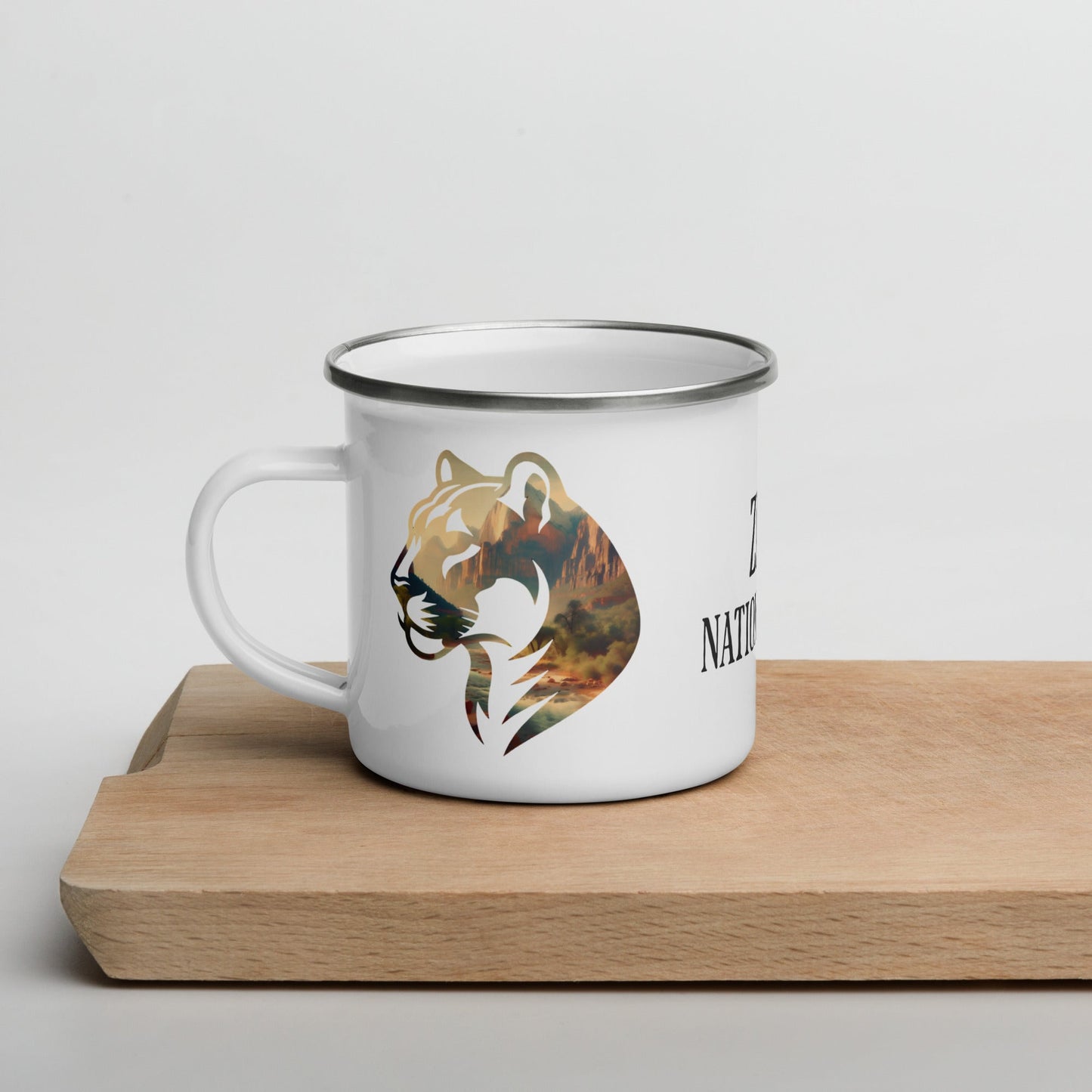 Zion Park Mountain Lion Camp Mug - Parks Apparel
