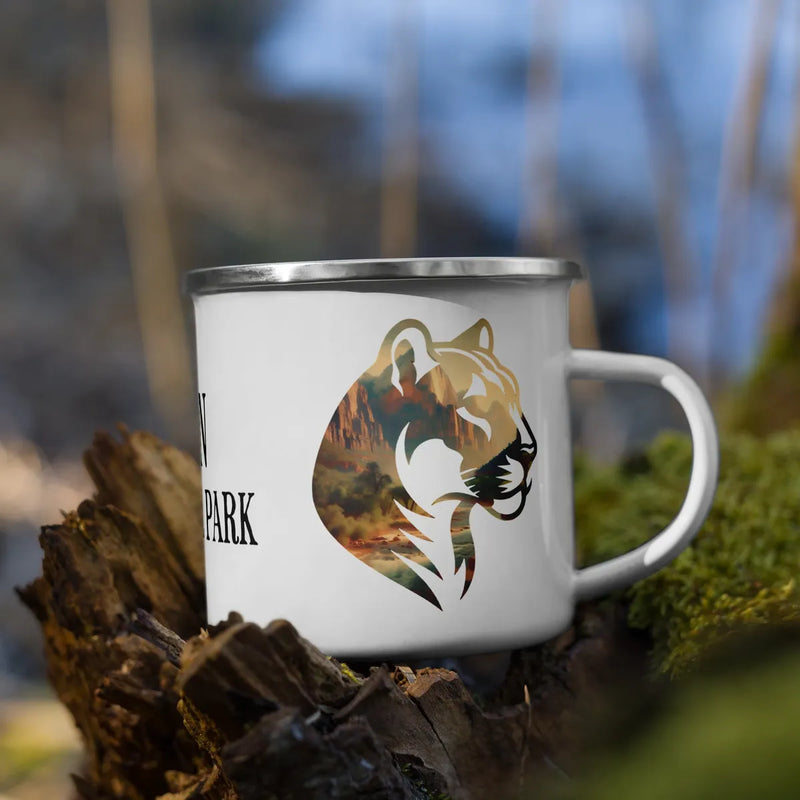 Zion Park Mountain Lion Camp Mug - Parks Apparel