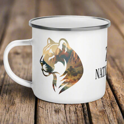 Zion Park Mountain Lion Camp Mug - Parks Apparel